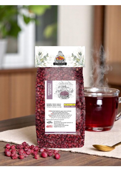 Sevinç Teyze Hibisküslü Kuşburnu Çayı 150 gr Doğal ve Katkısız Ferahlatıcı Lezzet