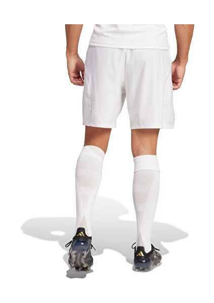 TIRO25 C M Shom Erkek Futbol Antrenman Şortu JG1064 Beyaz