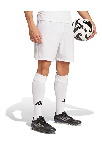 TIRO25 C M Shom Erkek Futbol Antrenman Şortu JG1064 Beyaz