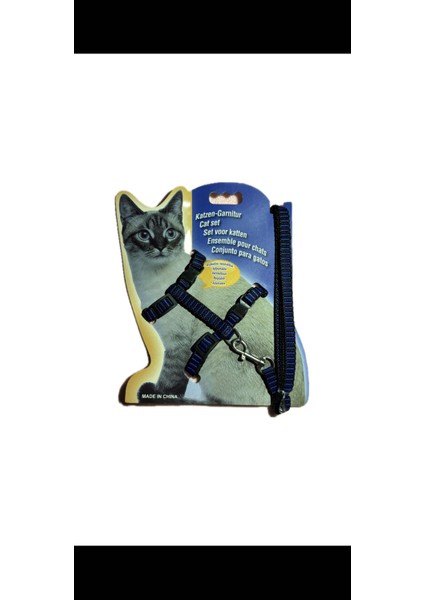 Kedi Göğüs Tasması Mavi