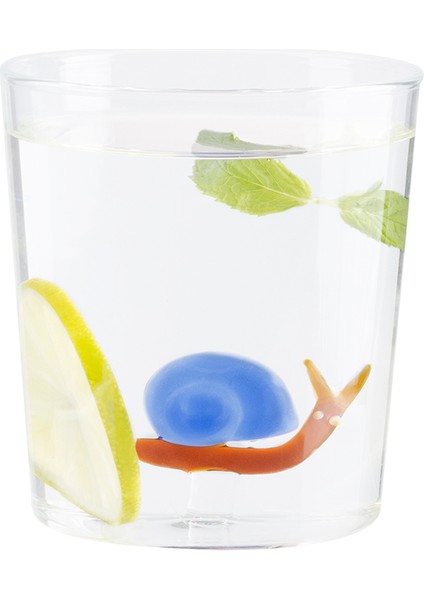 Violet Borosilikat Cam Bardak - Sarı/mavi - 350 ml