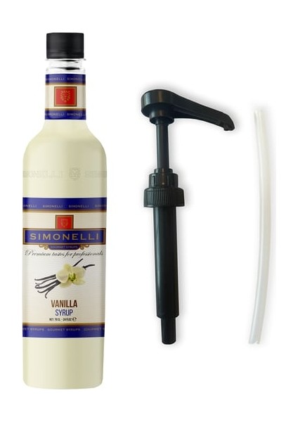 Kahve Şurubu Karamel Aromalı Vanilya Aromalı 700 ml (Pompa )