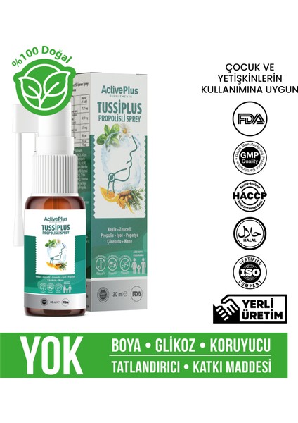 Activeplus Tussiplus Propolıs Spray
