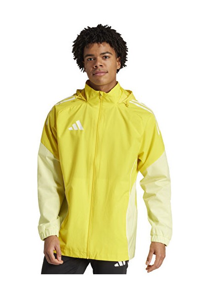 TIRO25C Aw Jkt Erkek Futbol Antrenman Yağmurluk JI8958 Sarı