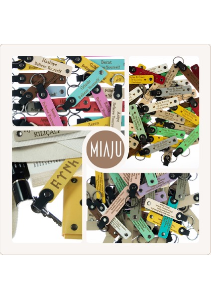 Sarı & Siyah, Kampçı Grubuna Özel Hazırlanmış Hediye, 36’lı Set, Üzerine Isim Yazılan Deri Hatıra modelleri