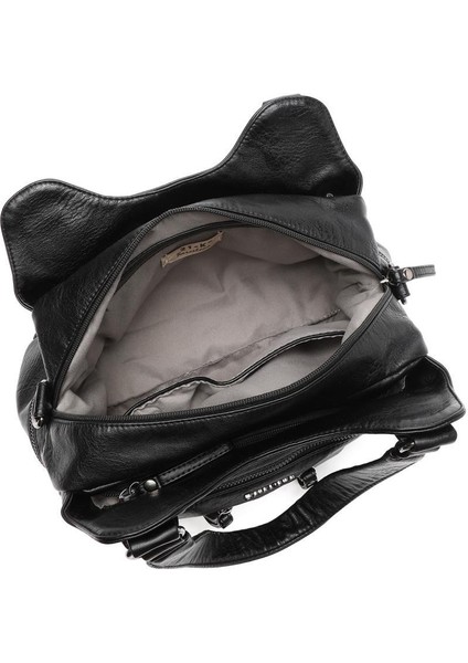 Yıkama Deri Omuz Askılı Kadın Çantası 21K Barcelona 1932 fırsatları