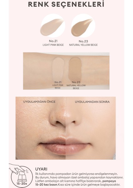 Hassas Ciltler Için Çok Fonksiyonlu Bb Krem M Signature Real Complete B.b Cream Ex Spf30/pa No.21