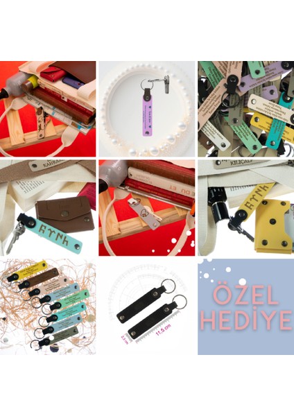 Pembe & Sütlü Kahve, Yeni Bebek Mevlüdü Için, 50'li Set, Anne ve Bebeğe Özel Isimli Deri Anahtarlık modelleri