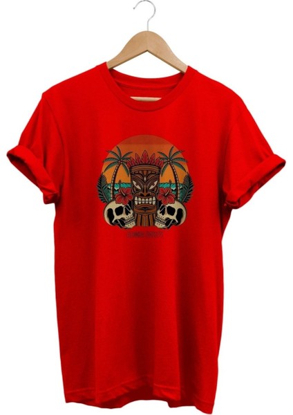 Palmiye Baskılı T-Shirt