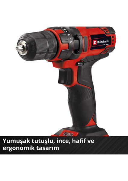Akülü Vidalama TC-CD 18/35 Li-Solo Power X-Change (Li-Ion, 18 V, 550 dak.-1, 35 Nm, 10 mm mandren, akü ve şarj cihazı dahil değildir) - 4513927