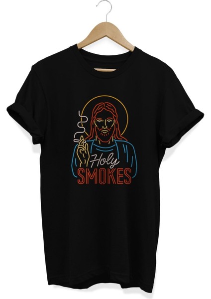 Holy Baskılı T-Shirt