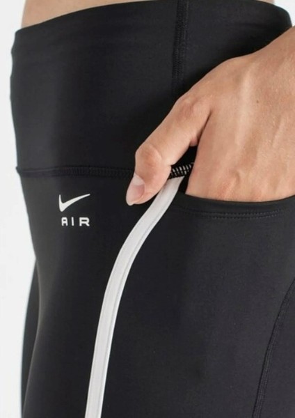 Dri-Fit Air Fast Mid Rise 7/8 Kadın Siyah-Beyaz Tayt DX0298-010 fırsatları