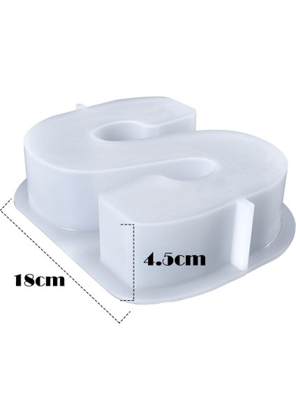 18 cm Epoksi Silikon Kalıp Big Boy Harf - U fırsatları