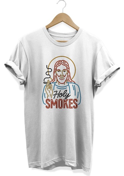 Holy Baskılı T-Shirt