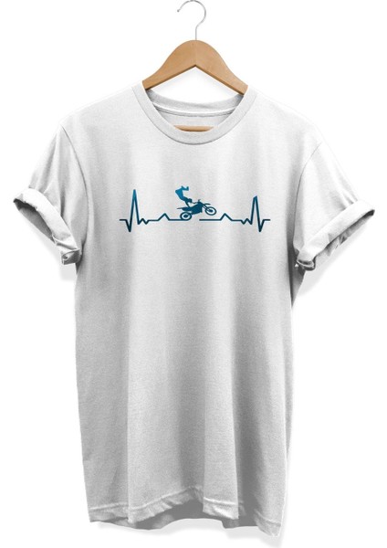 Kalp Atışı Baskılı T-Shirt