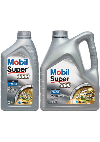 Super 3000 XE 5W30 Motor Yağı 4 L + 1 L ÜT:2024
