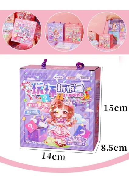 Munıs - Sürpriz Sticker ve Hediye Kutusu – Kawaii - Anime Dünyasının Eğlenceli Stickerları