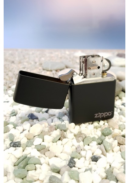 Çakmak Mat Siyah Kutu Benzin Taş Set DU10-067277 fırsatları