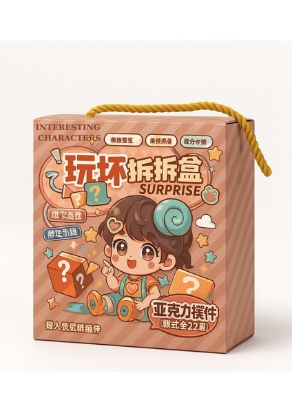 Munıs - Sürpriz Sticker ve Hediye Kutusu – Kawaii - Anime Dünyasının Eğlenceli Stickerları