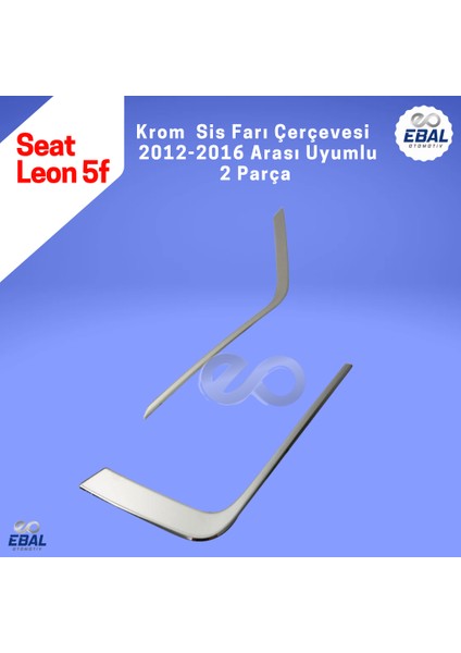 Seat Leon 5f Krom Sis Farı Çerçevesi 2 Parça 2012-2016 Paslanmaz Çelik fırsatları
