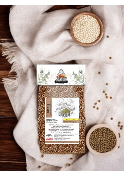 Kişniş Tohumu, Aşotu, Kinzi, Coriandrum Sativum 100g