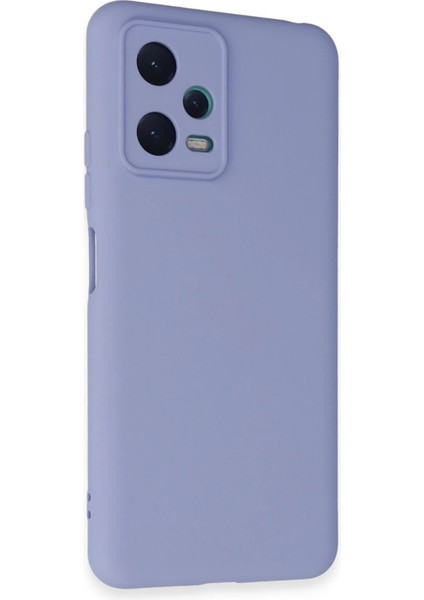 Xiaomi Redmi Note 12 5g Kılıf Nano Içi Kadife Silikon - Lila Drstr