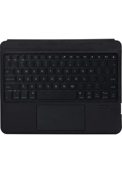 T5206D Ipad 10.2 (7.nesil) Kılıf Inter Ledli Klavyeli Tablet Kılıfı - Siyah Drstr