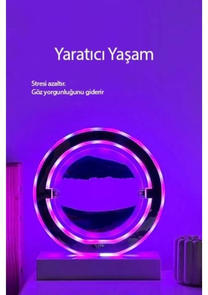 3D LED Dönen Kum Saati, Bluetooth Özellikli, Büyük Boy, Şık ve Fark Yaratan Tasarım fiyatları