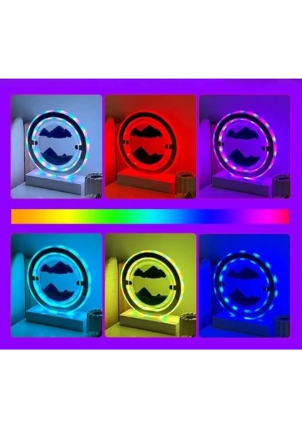 3D LED Dönen Kum Saati, Bluetooth Özellikli, Büyük Boy, Şık ve Fark Yaratan Tasarım fırsatları