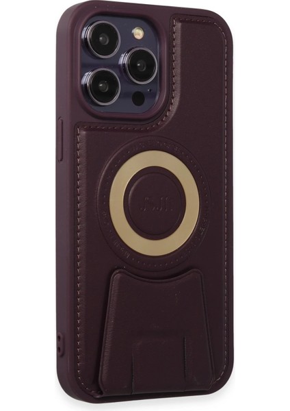 Iphone 13 Pro Max Kılıf Merkür Magneticsafe Standlı Kapak - Derin Mor Drstr fiyatları