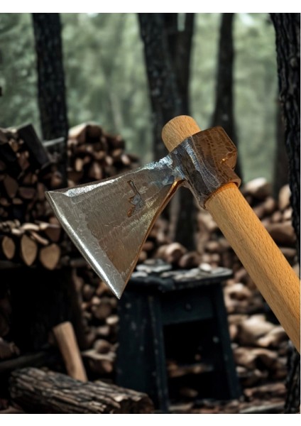 Sürmene Baltası Yuvarlak Sap Nacak Kamp Odun Kesme Kırma Budama Kemik Kesme Bölme Makas Çeliği