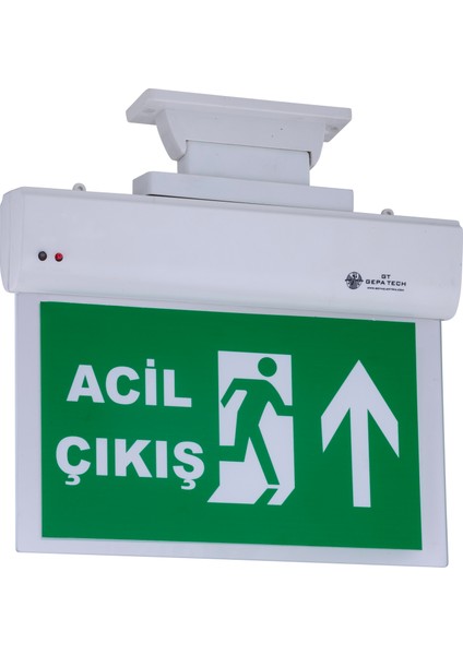 Acil Çıkış Yönlendirme Armatürü Sıva Üstü