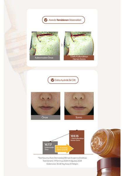 Kuru ve Cansız Ciltlere Arı Poleni İçerikli Nemlendirici Peeling MaskeBee Pollen Renew Honey Mask fırsatları