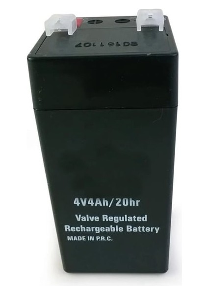 4V 4AH Akü Kuru Tip Bakımsız Akü - 4 Volt 4 Amper Akü 4V4AH Akü 4V 4AH Terazi Işıldak Aküsü Batarya