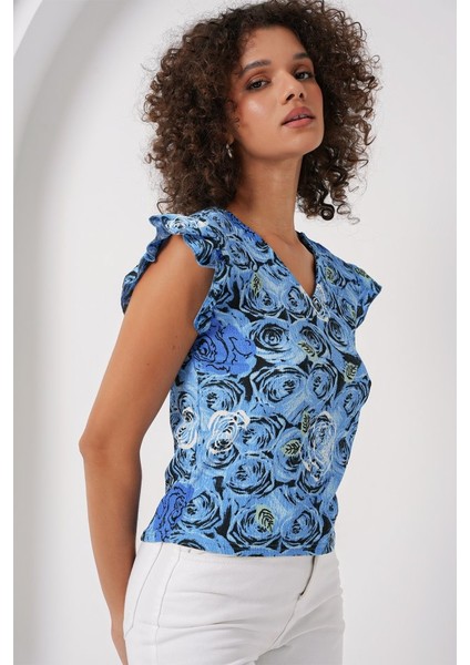 0430 Örme Bluz - A.mavi fiyatları