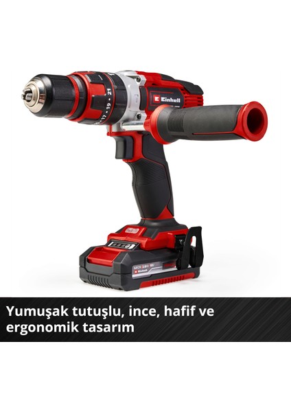 Akülü Darbeli Vidalama TE-CD 18/48 Li-i-Solo Power X-Change (Li-Ion, 18 V, 2 Vitesli Şanzıman, Darbeli Vidalama Fonksiyonu, Devir Kontrolü, LED, akü ve şarj cihazı dahil değildir) - 4513926