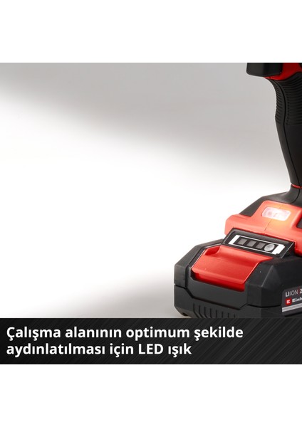 Akülü Darbeli Vidalama TE-CD 18/48 Li-i-Solo Power X-Change (Li-Ion, 18 V, 2 Vitesli Şanzıman, Darbeli Vidalama Fonksiyonu, Devir Kontrolü, LED, akü ve şarj cihazı dahil değildir) - 4513926