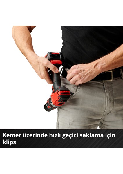 Professional Akülü Darbeli Vidalama TP-CD 18/50 Li-i BL Solo Power X-Change (18V, Kömürsüz, 50 Nm, Darbeli Vidalama Fonksiyonu, 2 Vites, 13 mm Mandren, akü dahil değildir) - 4513942