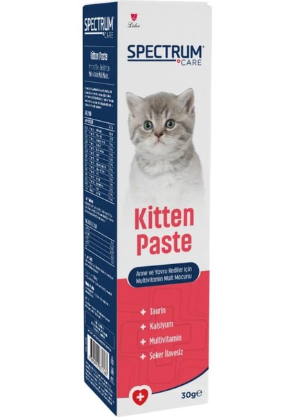 Kitten Paste Anne ve Yavru Kediler Için Multivitamin Malt Macunu 30 gr