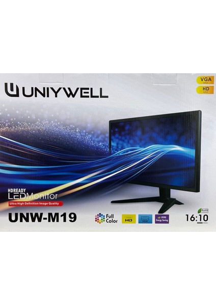 Teknoloji Caddesi Uniywell UNW-M19 Hd Ready LED Monitör