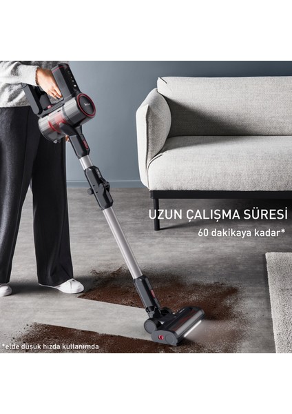 TY6T88TR X-Force Flex 8.60 Max Animal Care Evcil Hayvan Dostu Kablosuz Şarjlı Dikey Süpürge