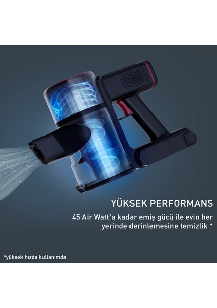 TY6T88TR X-Force Flex 8.60 Max Animal Care Evcil Hayvan Dostu Kablosuz Şarjlı Dikey Süpürge