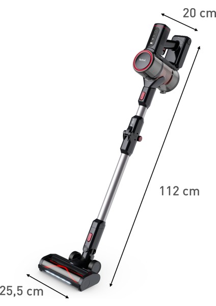 TY6T88TR X-Force Flex 8.60 Max Animal Care Evcil Hayvan Dostu Kablosuz Şarjlı Dikey Süpürge