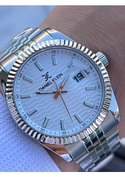 Takvimli Kadran Rolex Kasa 30 mt Suya Dayanıklı 2 Yıl Garantili Erkek Kol Saati FG.DK13985.8