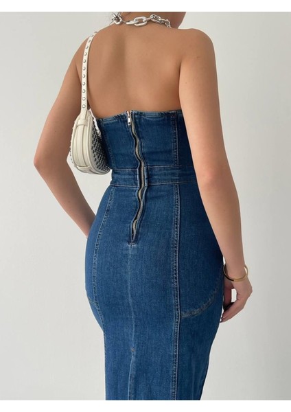 Izer Straplez Elbise indirimleri