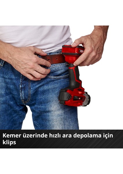 Akülü Darbeli Vidalama TE-CI 18/1 Li-Solo Power X-Change (Li-Ion, 18V, 0-2300 devir/dk, maksimum sert tork 140 Nm, devir kontrol elektroniği, akü ve şarj cihazı dahil değildir) - 4510034