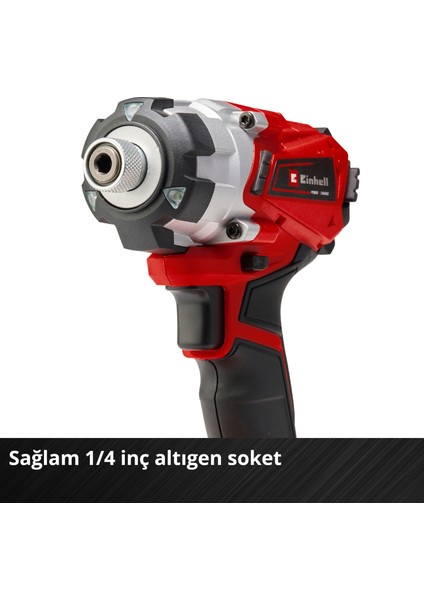 Akülü Darbeli Vidalama TE-CI 18/1 Li-Solo Power X-Change (Li-Ion, 18V, 0-2300 devir/dk, maksimum sert tork 140 Nm, devir kontrol elektroniği, akü ve şarj cihazı dahil değildir) - 4510034