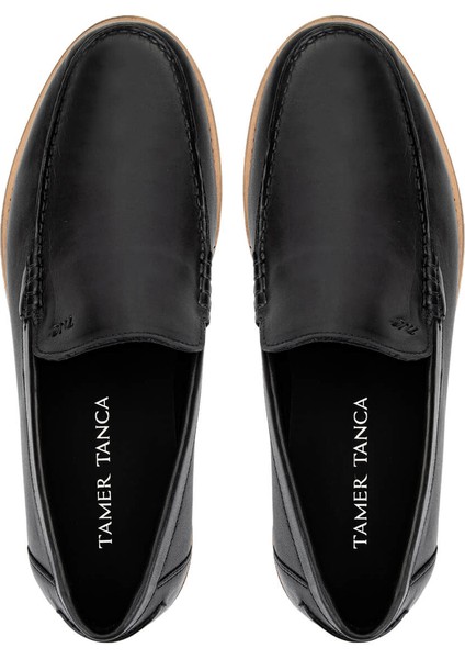 Erkek Hakiki Deri Siyah Loafer Ayakkabı 537 3667 Erk Ayk Y25 Sıyah Alk indirimleri