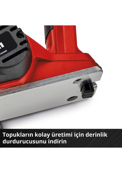 TE-PL 18/82 Li - Solo, Akülü Planya (Akü ve şarj cihazı dahil değildir)
