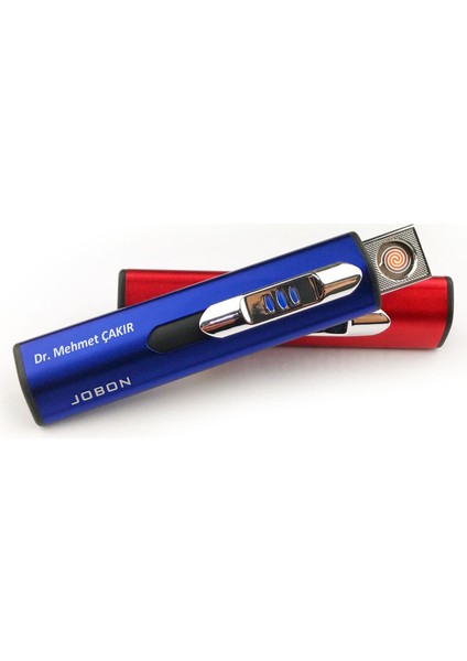 Isme Kişiye Özel USB Şarjlı Elektrikli Rezistanslı Jobon Çakmak